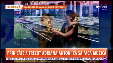 Adriana Antoni cântă melodia Doar o lacrimă și gata