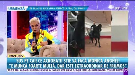 Imagini nemaivăzute cu Monica Anghel! Înainte de ziua ei, artista și-a învins cea mai mare frică