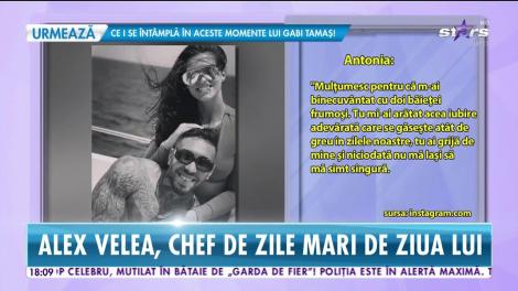 Alex Velea, chef de zile mari de ziua lui. Imagini de la petrecere