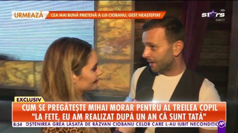 Cum se pregătește Mihai Morar pentru al treilea copil