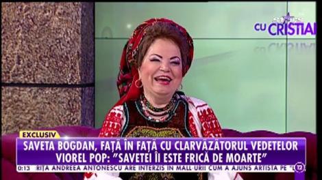Saveta Bogdan, faţă în faţă cu clarvăzătorul vedetelor