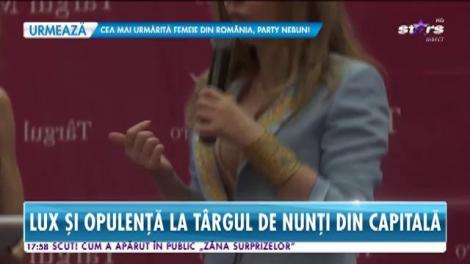 Star News. Lux și opulență la Târgul de Nunți din Capitală. Ce rochii de mirese ar alege vedetele pentru nunta lor