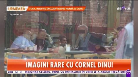 Imagini rare cu Cornel Dinu! Cu cine a ieșit la masa tratativelor