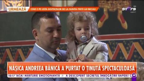 Andreea Bănică, cea mai frumoasă nășică