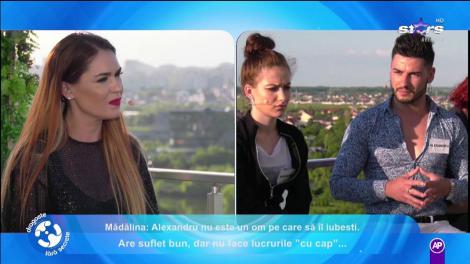 Mădălina de la Dragoste fără Secrete, despre relația cu Alexandru: Nu pot să stau lângă el!