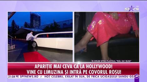 Apariție mai ceva ca la Hollywood! Ana Morodan vine cu limuzina pentru a prezenta emisiunea Răi da buni