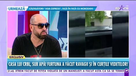 Casa lui CRBL, sub apă! Furtuna a făcut ravagii și în curțile vedetelor!