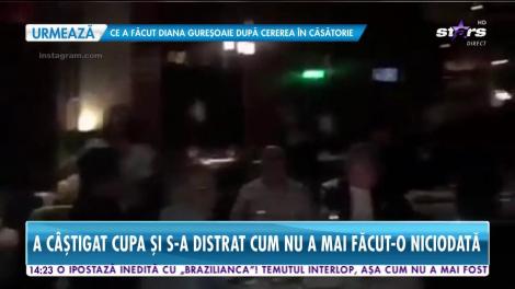 Imagini exclusive cu Gică Hagi după ce a câştigat prima Cupă a României din carieră