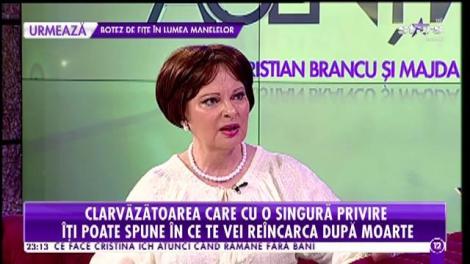 Agenția VIP. Geta, clarvăzătoarea care comunică cu îngerii: Am văzut în viitorul unor oameni că vor muri și nu am putut să le spun