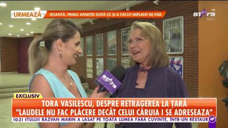 Tora Vasilescu a dat viaţa de la oraş pentru liniştea de la ţară! Şi-a luat soţul şi s-a mutat!
