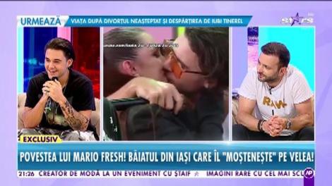 Mario Fresh și Alexia Eram se sărută la TV: Cererea în căsătorie o să fie mult, mult mai nebună