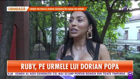 Ruby, pe urmele lui Dorian Popa: "Sper să influenţez oamenii către o acţiune bună!"