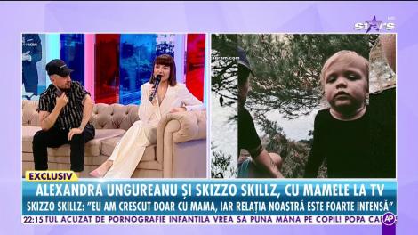 Confesiuni emoţionante. Cum și-au convins Alexandra Ungureanu și Skizzo Skillz mamele să apară în public