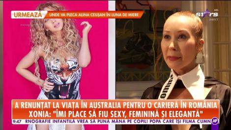 Xonia a renunţat la viaţa în Australia pentru o carieră în România