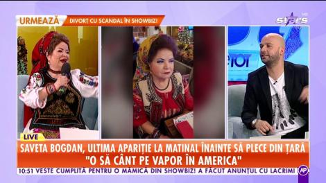Saveta Bogdan, cea mai talentată interpretă de muzică populară. Artista ne-a demonstrat că știe să cânte în foarte multe limbi străine