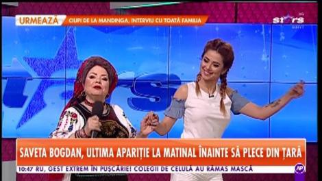 Saveta Bogdan cântă la Star Matinal