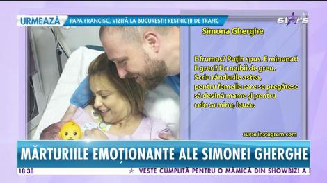 Cum e viața Simonei Gherghe după nașterea celui de-al doilea copil