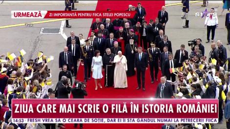 Papa Francisc a pus piciorul pe pământ românesc!