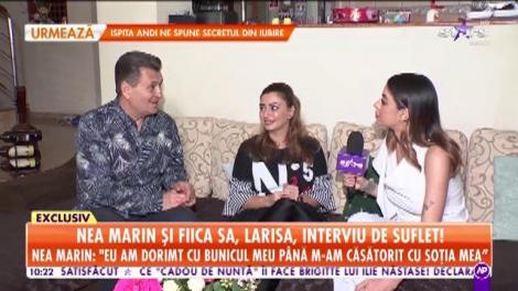 Nea Marin şi fiica lui, Larisa, interviu de senzaţie! Super dezvăluiri din copilăria sa şi din viaţa de familie