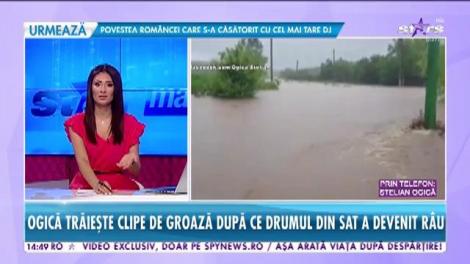 Localitatea în care stă Stelian Ogică e sub ape