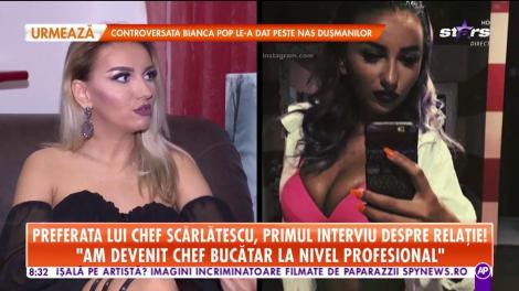 Star Matinal. Bad Angie, favorita lui chef Scărlătescu, primul interviu despre relație