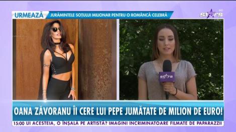 Un nou scandal între Oana Zăvoranu și Pepe! Actrița îi cere 500.000 de euro! Care este motivul
