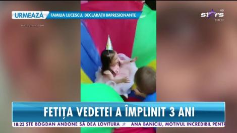 Star News. Sărbătoare în familia Andreei Tonciu. Fetița vedetei a împlinit trei ani