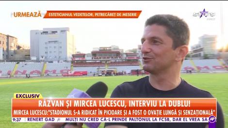 Star Matinal. Mircea şi Răzvan Lucescu, interviu la dublu: Stadionul s-a ridicat în picioare și a fost o ovație lungă și senzațională
