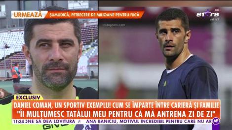 Star Matinal. Dani Coman, un sportiv exemplu. Cum se împarte între carieră și familie