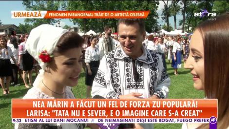 Nea Mărin a făcut spectacol şi a întins cea mai mare horă
