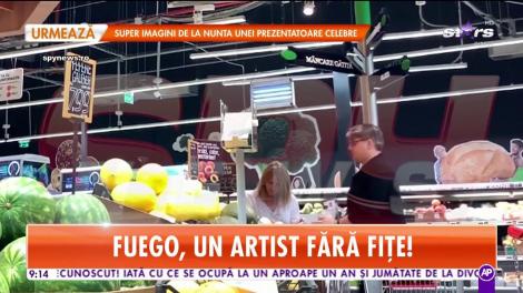 Fuego, un artist fără fiţe! Şi-a satisfăcut pofta cu parizer