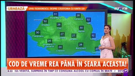 Prognoza meteo 11 iunie 2019. Ploi torențiale și furtuni, în majoritatea țării!