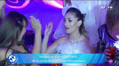 Imagini, în exclusivitate, de la nunta Biancăi Sârbu Romanescu, la Dragoste fără Secrete!
