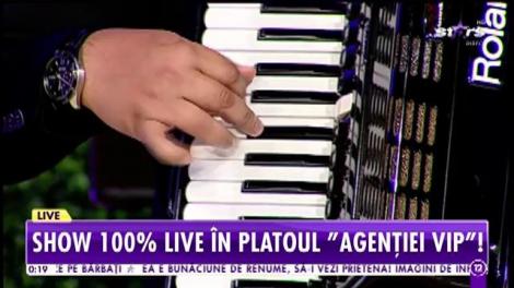 Viorel Bogățeanu, show 100% live în platoul Agenția VIP