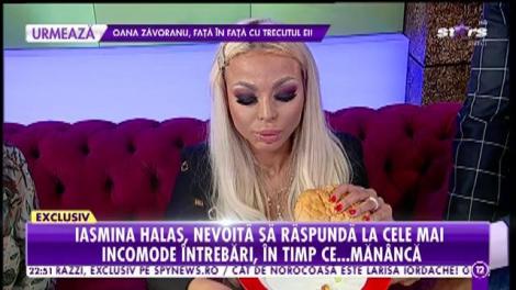 Fenomenul Mukbang continuă la Agenția Vip. Iasmina Halas, una dintre cele mai sexy blonde din showbiz, testul adevărului