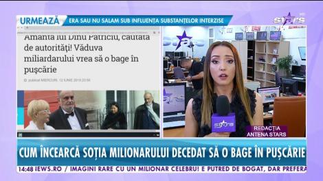 Amanta lui Dinu Patriciu, căutată de autorităţi! Văduva milionarului vrea să o bage în puşcărie