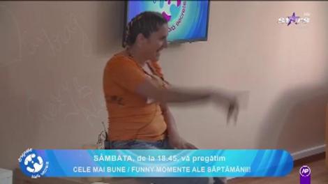 Dragoste fără secrete. Carmen și Cătălin, piesă de teatru în apartamentul lui Alex și al iubitei lui