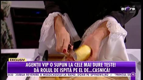 Agenția Vip. Bianca Pop, cea mai sexy ispită de la Insula Iubirii, se vrea femeie de casă. Vedeta dă cu mopul și face cartofi prăjiți