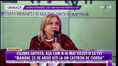 Agenția Vip. Carmen Șerban, așa cum n-ai mai văzut-o la TV: Mănânc 25 de ardei iuți la un castron de ciorbă