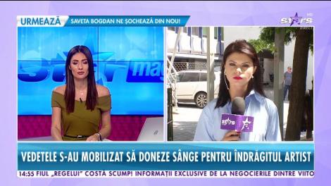 Star Magazin. Vedetele s-au mobilizat să doneze sânge pentru Mihai Constantinescu