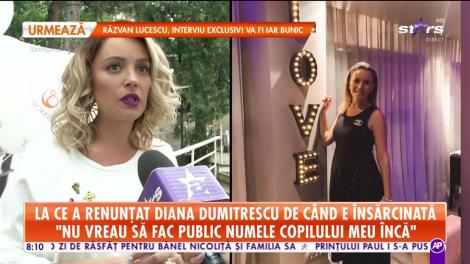 La ce a renunțat Diana Dumitrescu de când e însărcinată