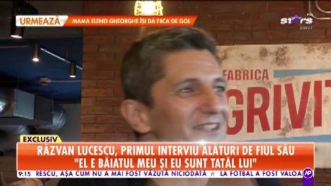 Răzvan Lucescu, primul interviu alături de fiul său!