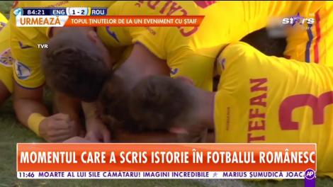 Star Matinal. Momente impresionante la meciul Naţionalei. Fotbaliștii au fost felicitați de familie