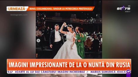 Star Matinal. Imagini impresionante de la o nuntă spectaculoasă din Rusia