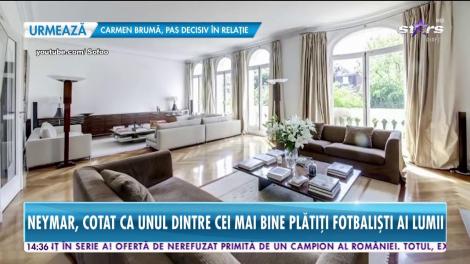 Neymar, unul dintre cei mai bine plătiţi fotbalişti, are o casă de milioane în inima Franţei