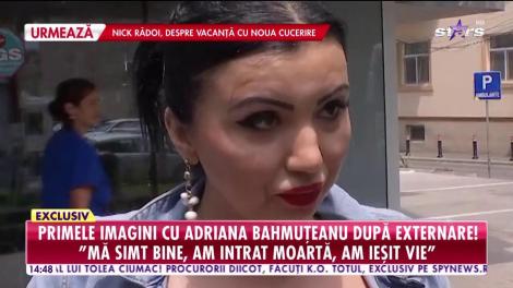 Primele imagini cu Adriana Bahmuţeanu după externare: Am intrat moartă și am ieșit vie