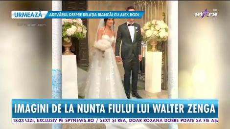 Star News. Imagini de la nunta fiului lui Walter Zenga