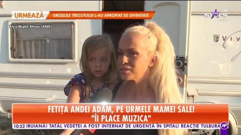 Fetița Andei Adam, pe urmele mamei sale! Evelin are deja muzică în sânge!