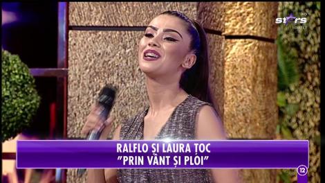 Laura Țoc și Ralflo cântă la Agenția Vip melodia Prin vânt și ploi