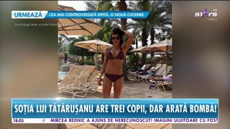 Imagini incendiare cu cea mai sexy soție de fotbalist! Partenera de viață a lui Tătărușanu are trei copii, dar arată bombă